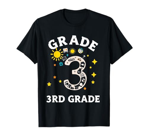 Back to School 3rd Grade T-Shirt Jungen & Mädchen Geschenk T-Shirt Back to School 3rd Grade T-Shirt Jungen & Mädchen Geschenk T-Shirt von Ready to Crush Design Tee Apparel
