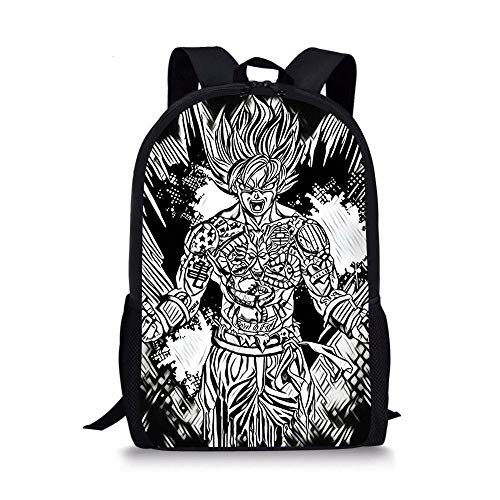 Neu ankommen Schüler Schultasche Set Cool Anime Dragon Ball Sohn Goku Druckbuch Stift Jungen Mädchen Schulrucksack-HMQ170 von ReadyGo