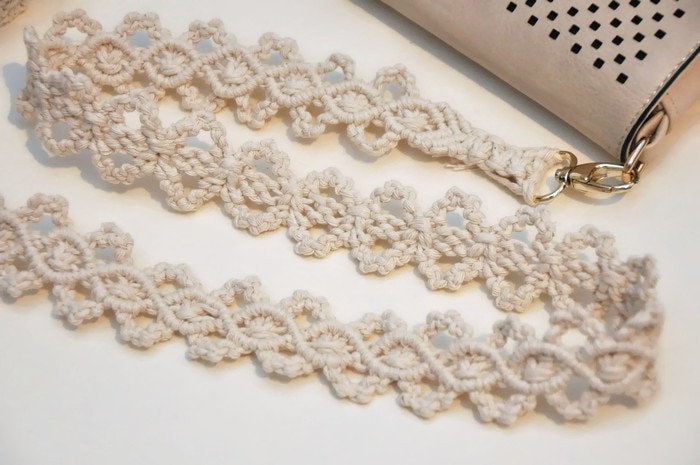 Makramee Ersatz Taschengurt Off White Baumwolle Geldbörse Band Handy Schlüsselband Handytasche Handyband Makramee Ersatz Taschengurt Off White Baumwolle Geldbörse Band Handy Schlüsselband Handytasche Handyband von ReadyYourKnot