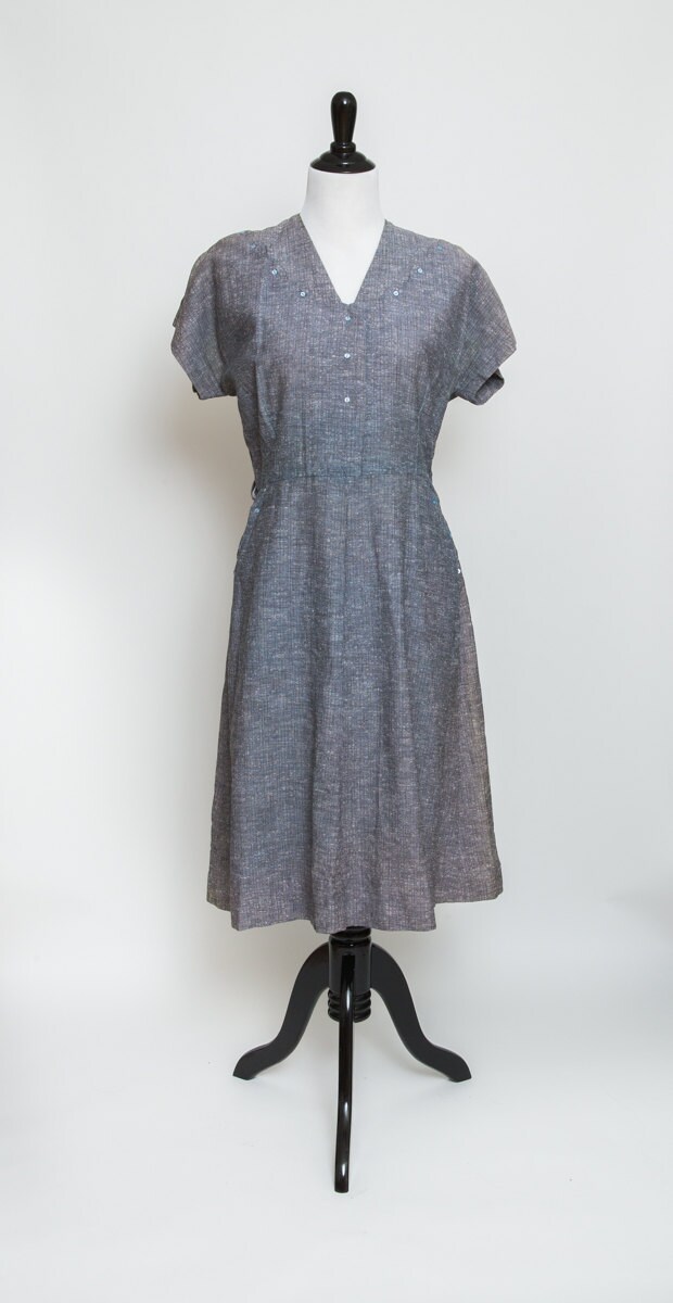 Bezauberndes Blaues Vintage Kleid von ReadyandMabel