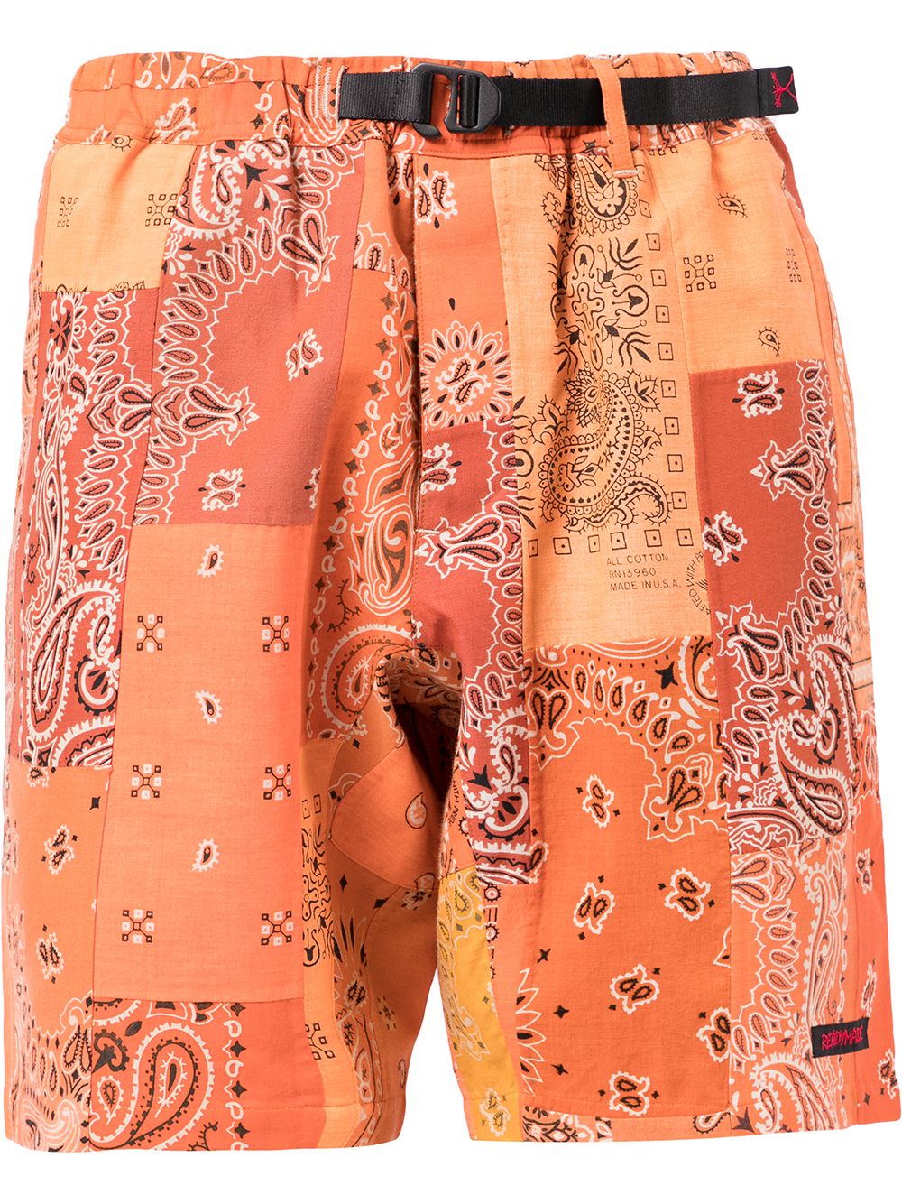 Readymade Shorts mit Paisley-Print - Orange von Readymade