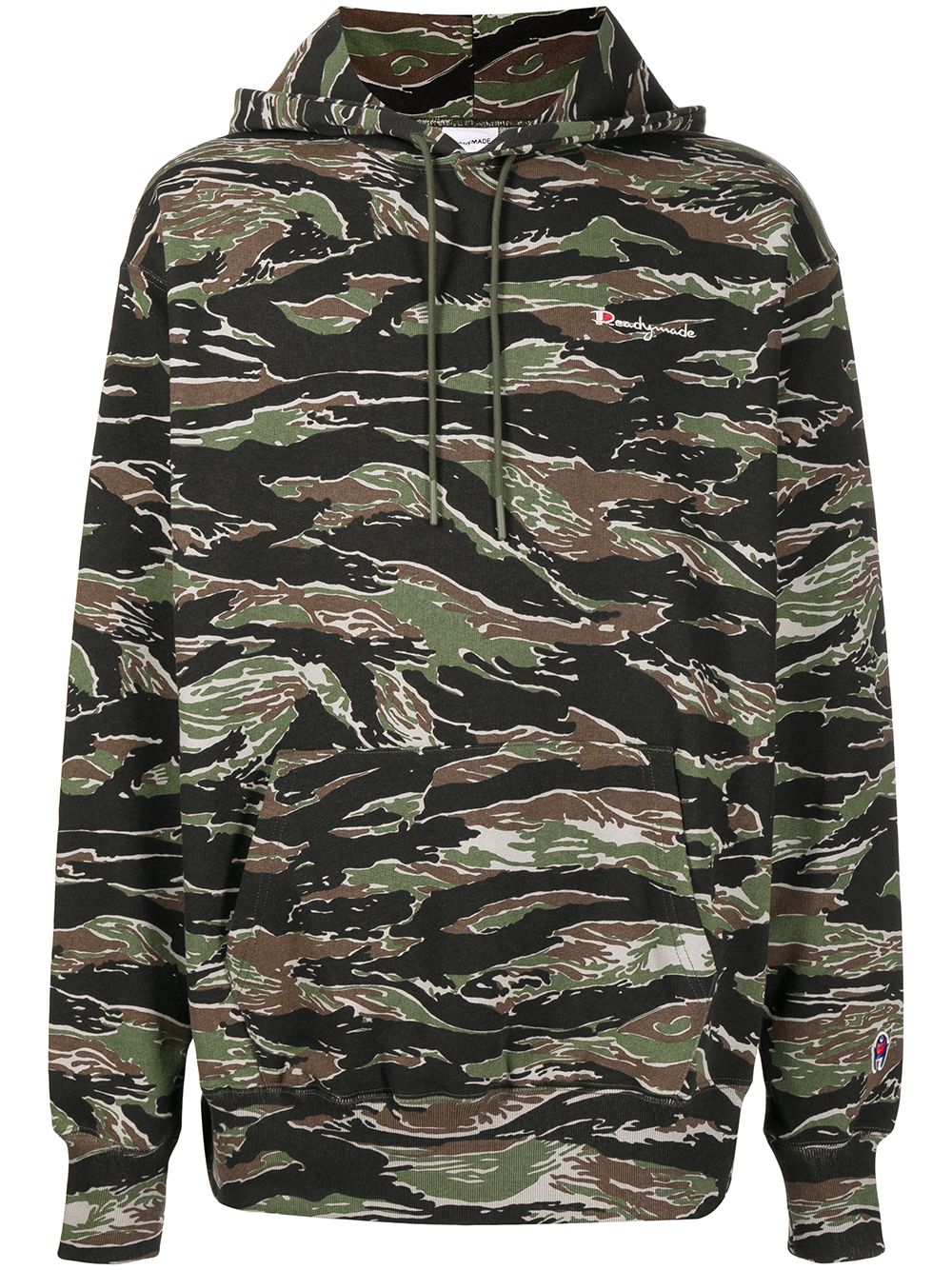 Readymade Hoodie mit Camouflage-Print - Grün von Readymade