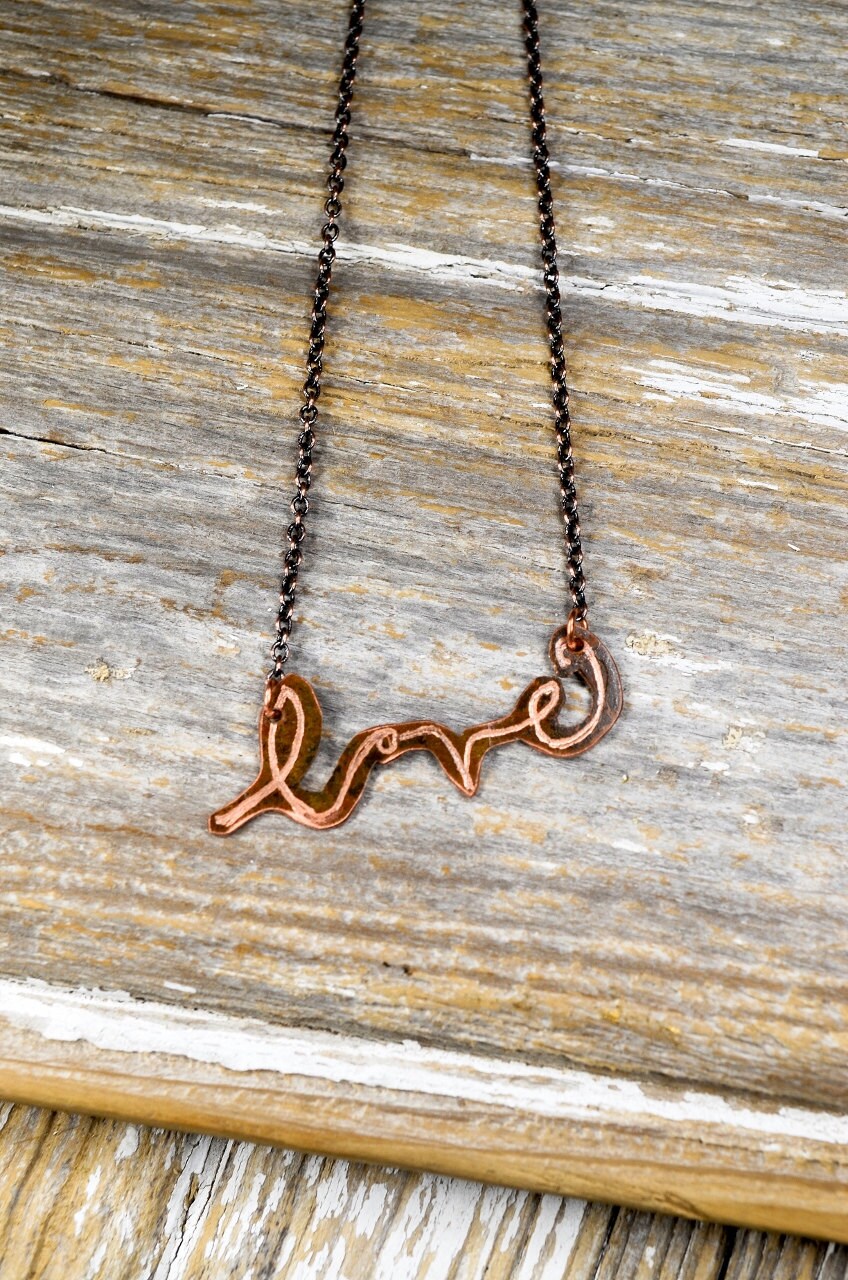 Liebe Signatur Kette/Schmuck Lieben Handschrift Halskette Von Hand Graviert - Reaganjuel Hand6 von ReaganJuel