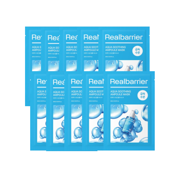 Real Barrier - Aqua Soothing Ampoule Mask (new) - 10stücke von Real Barrier