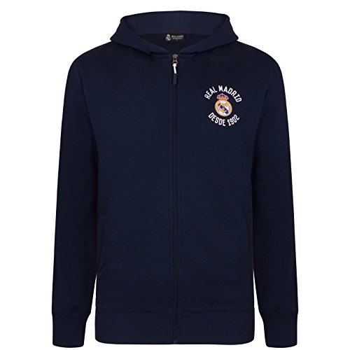 Real Madrid - Jungen Fleece-Sweatjacke mit Reißverschluss - Offizielles Merchandise - Geschenk für Fußballfans - 8 Jahre von Real Madrid