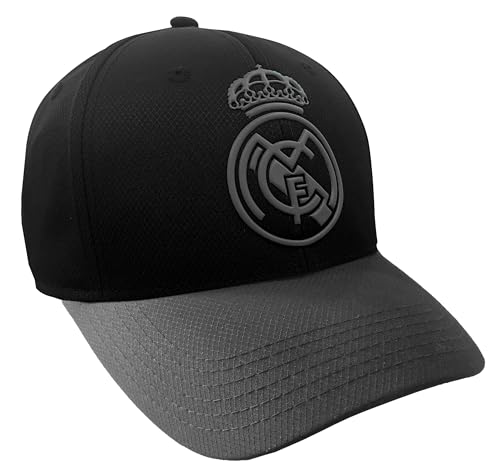Real Madrid Cap Schwarz - Erwachsene - Atmungsaktiver Stoff Real Madrid Cap Schwarz - Erwachsene - Atmungsaktiver Stoff von Real Madrid