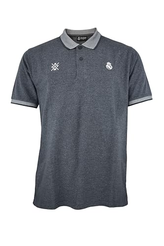 Real Madrid Herren Polo Nº 20 Polohemd, grau, L-XXL Real Madrid Herren Polo Nº 20 Polohemd, grau, L-XXL von Real Madrid