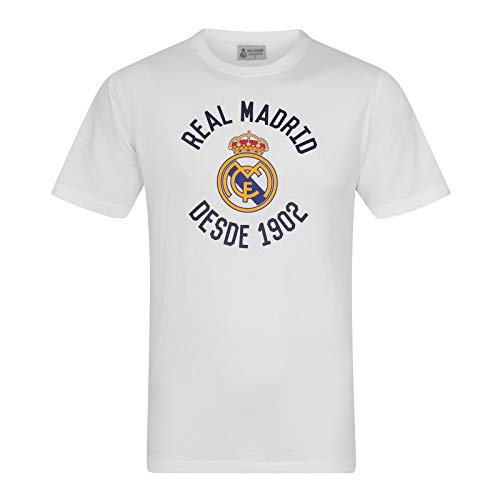 Real Madrid - Herren T-Shirt mit Grafik-Print - Offizielles Merchandise - Weiß - 3XL Real Madrid - Herren T-Shirt mit Grafik-Print - Offizielles Merchandise - Weiß - 3XL von Real Madrid