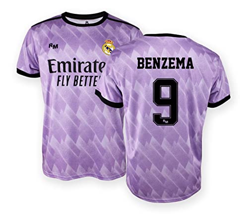 Real Madrid Zweites Trikot Saison 2022/2023 - Erwachsene - Offizielle lizenzierte Replik, dunkelviolett, XL Real Madrid Zweites Trikot Saison 2022/2023 - Erwachsene - Offizielle lizenzierte Replik, dunkelviolett, XL von Real Madrid