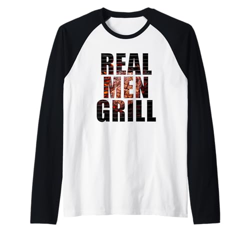 Herren Real Men Grill – Dad & Son Boys Matching BBQ Steak Graphic Raglan Herren Real Men Grill – Dad & Son Boys Matching BBQ Steak Graphic Raglan von Real Men Grill – Dad & Boys Matching BBQ Graphics