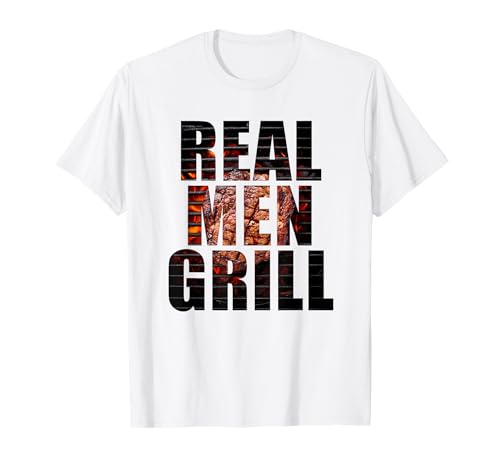 Real Men Grill – Dad & Son Boys Matching BBQ Steak Graphic T-Shirt von Real Men Grill – Dad & Boys Matching BBQ Graphics