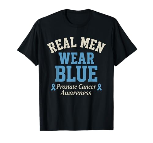 Real Men Prostatakrebs Bewusstseinsunterstützung T-Shirt Real Men Prostatakrebs Bewusstseinsunterstützung T-Shirt von Real Men Prostate Cancer Awareness Wearers