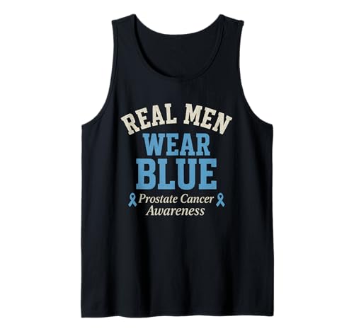 Real Men Prostatakrebs Bewusstseinsunterstützung Tank Top Real Men Prostatakrebs Bewusstseinsunterstützung Tank Top von Real Men Prostate Cancer Awareness Wearers