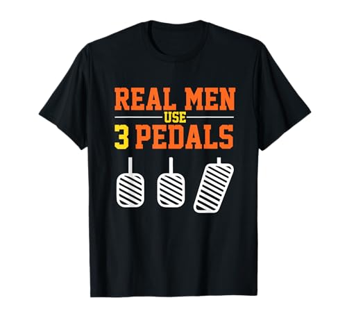 Real Men Use 3 Pedals - Tuningteile Turbolader Car Tuning T-Shirt von Real Men Use 3 Pedals