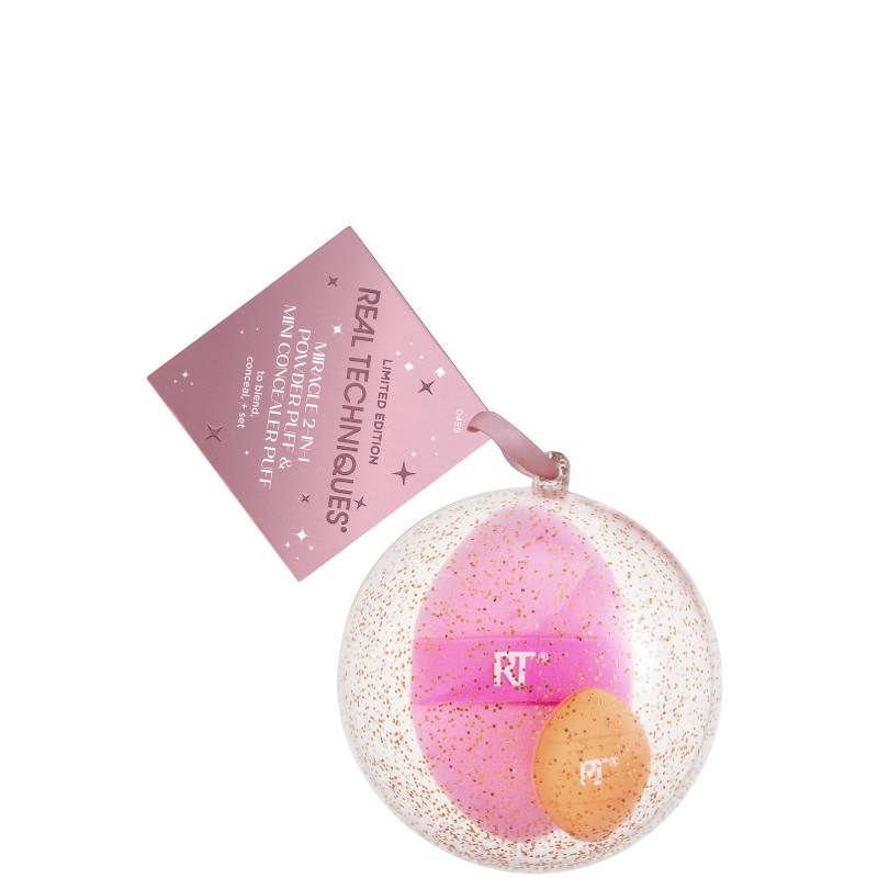 Real Techniques Miracle 2-in-1 Powder Puff and Mini Concealer Puff Ornament von Real Techniques