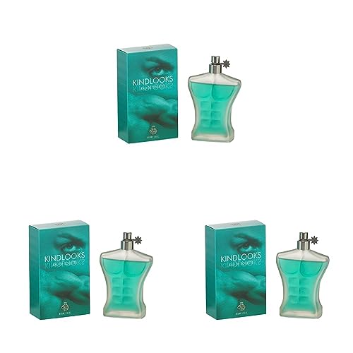 Real Time - EDT 100ml "Kind Looks Man" (Packung mit 3) von Real Time