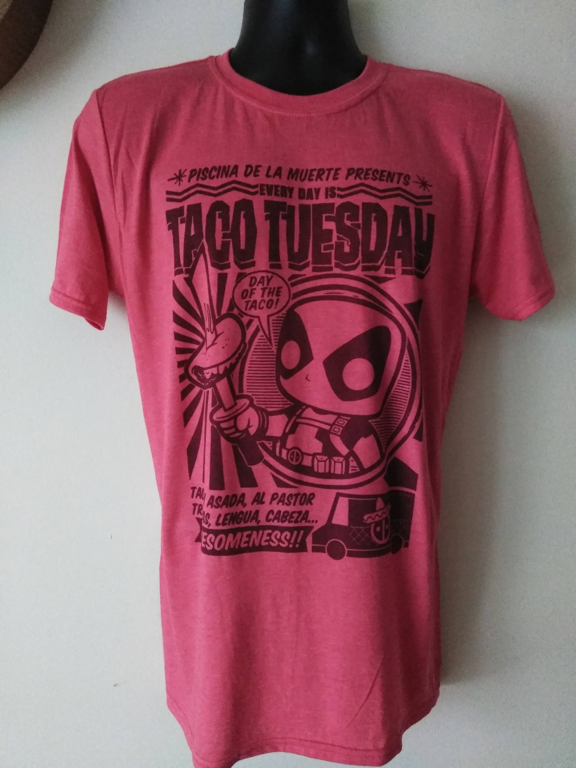 Taco Dienstag/Jeder Tag Ist Taco Pvc Deadpool Lustiges T-Shirt Tacos Asada Al Pastor Tripitas Lengua Cabeza Taco Dienstag/Jeder Tag Ist Taco Pvc Deadpool Lustiges T-Shirt Tacos Asada Al Pastor Tripitas Lengua Cabeza von RealArtWorkRAW