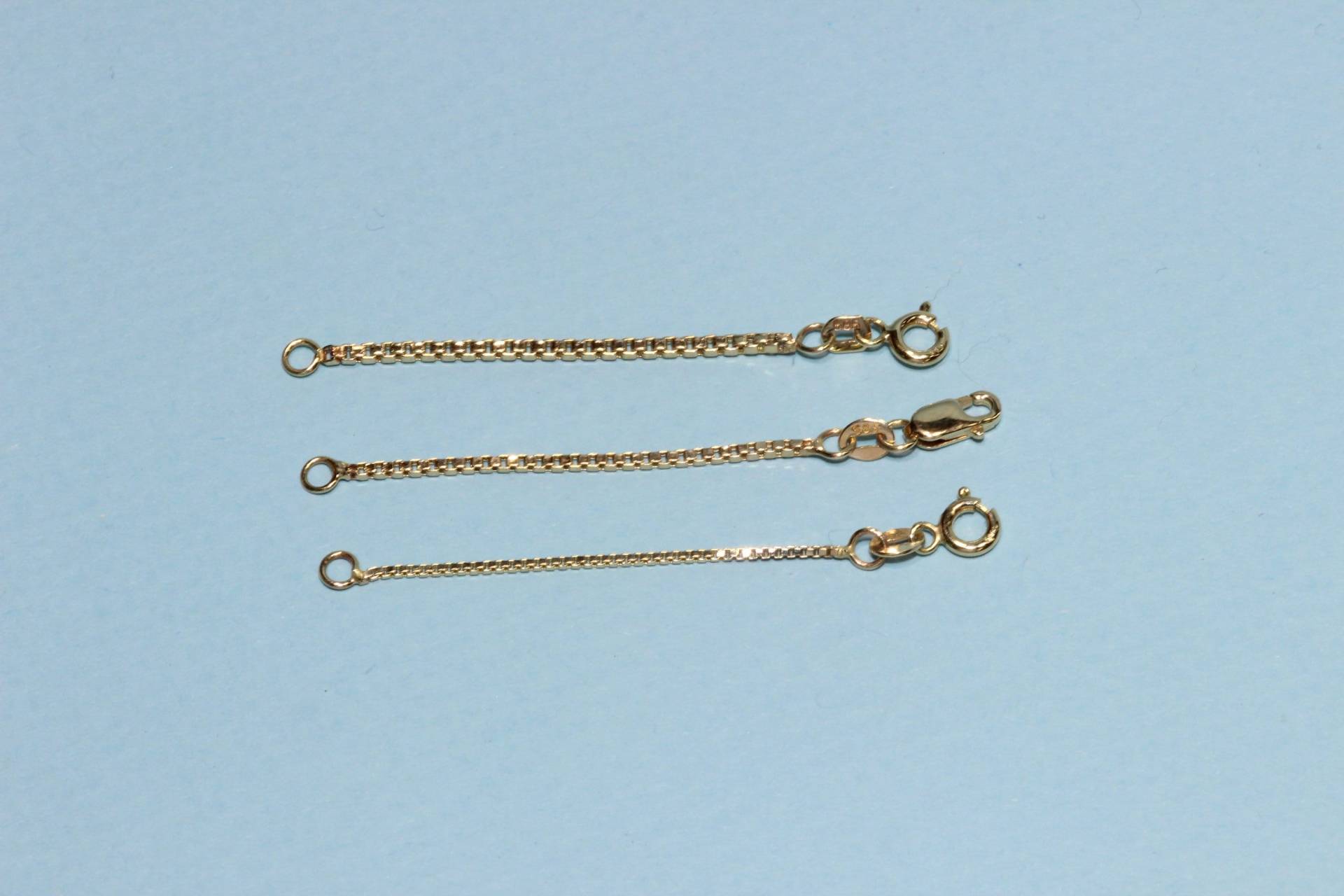 14K Echtgold Box Kettenarmband-Halsketten-Extender, 1 2 3 4 5 6 Zoll Länge Abnehmbarer Box-Kettenverlängerung, Einstellbarer Verlängerungskettchen 14K Echtgold Box Kettenarmband-Halsketten-Extender, 1 2 3 4 5 6 Zoll Länge Abnehmbarer Box-Kettenverlängerung, Einstellbarer Verlängerungskettchen von RealFineGoldJewelry