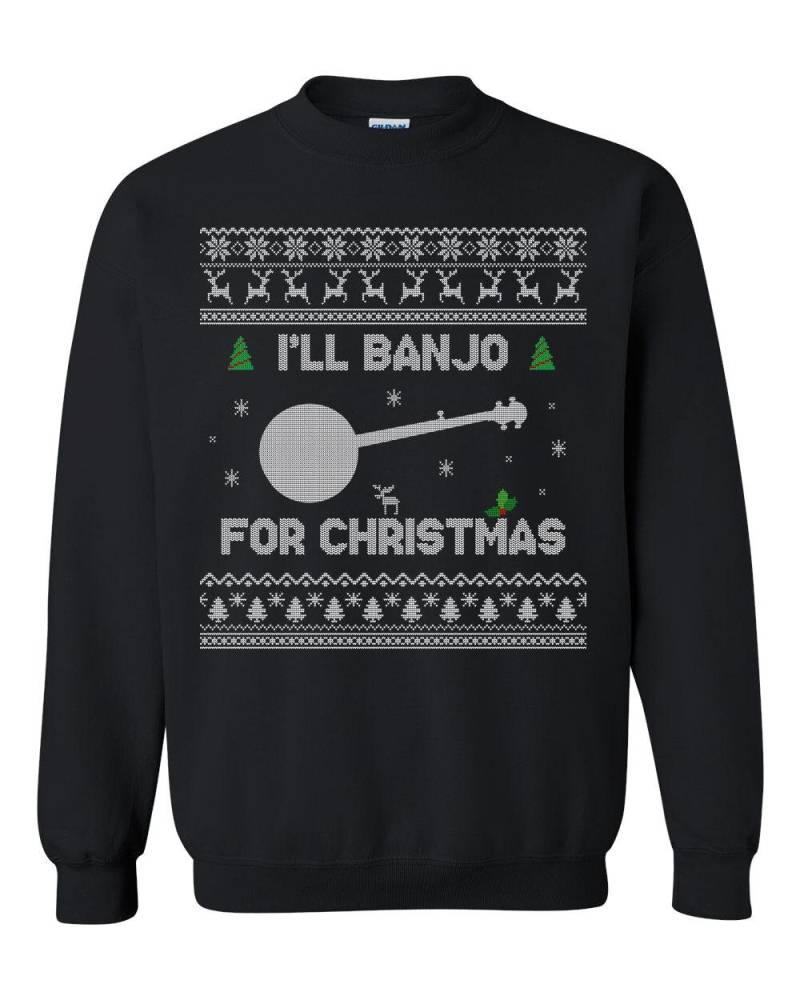 Banjo Hässliche Weihnachten Pullover - Sweatshirt Ich Werde Für von RealPeopleGoods