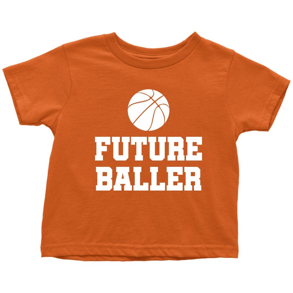 Basketball Kleinkind Shirt - Basketballspieler T-Shirt Geburtstagsgeschenk Für Zukünftige Basketballspieler Zukünftige Baller Viele Größen, Farben von RealPeopleGoods