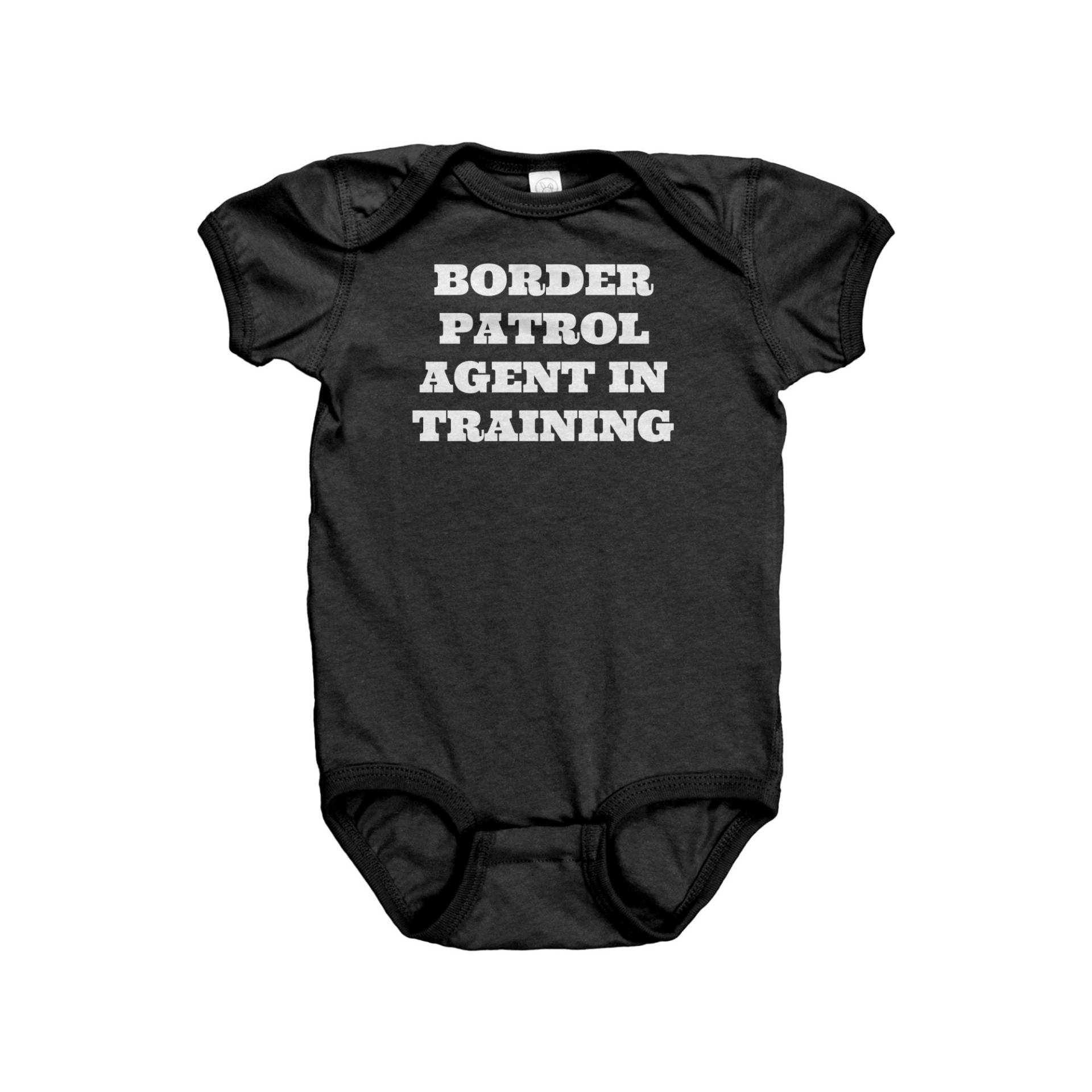 Border Patrol Baby Body - Mitarbeiter Geschenk Einteiler in Training Shower von RealPeopleGoods