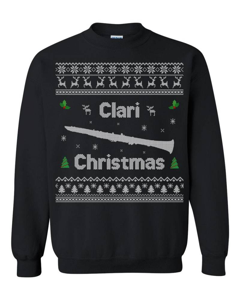 Clarinet Ugly Christmas Pullover - Sweatshirt Clari von RealPeopleGoods