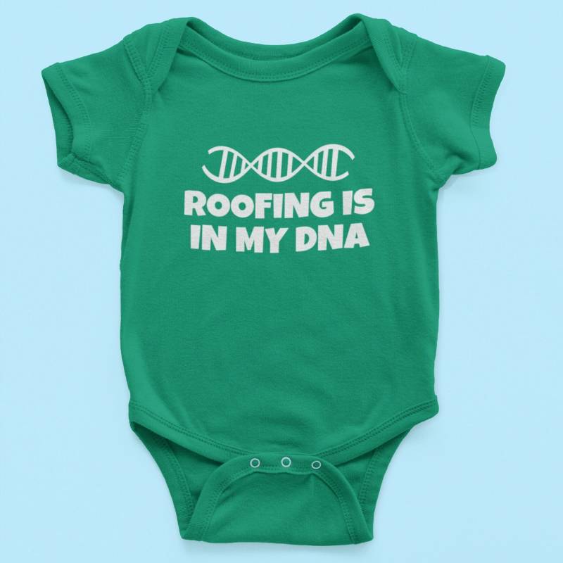 Dachdecker Baby Einteiler - Body Geschenkidee Liegt in Meiner Dna Viele Größen Und Farben Erhältlich von RealPeopleGoods