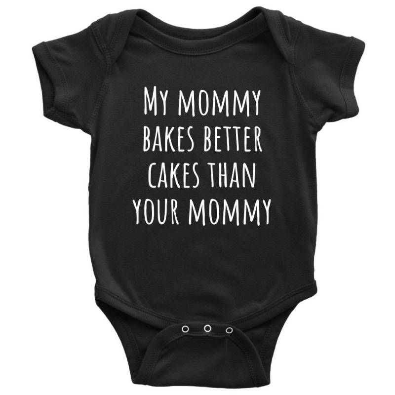 Entzückender Backeinteiler - Süßes Baby Shirt Meine Mama Backt Bessere Kuchen Babyparty Geschenkidee Baker Mommy von RealPeopleGoods
