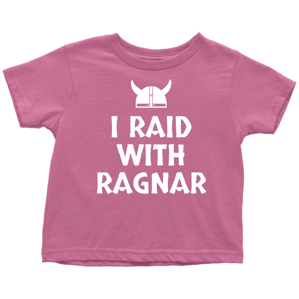 Entzückendes Wikinger Kleinkind Shirt - Süßes Pagan T-Shirt I Raid With Ragnar Geburtstagsgeschenk Viele Farben Und Größen von RealPeopleGoods