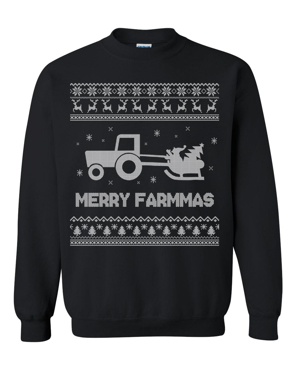 Farmer Ugly Christmas Pullover - Farming Sweatshirt Merry Farmmas von RealPeopleGoods