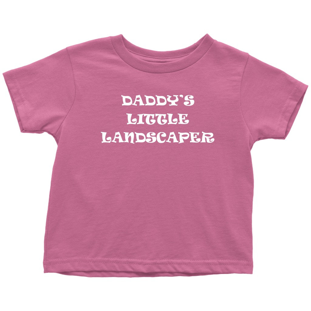 Landschaftsgärtner Kleinkind Shirt - Landschaftsbau Geburtstagsgeschenk Papas Kleiner Alles Baumwolle von RealPeopleGoods