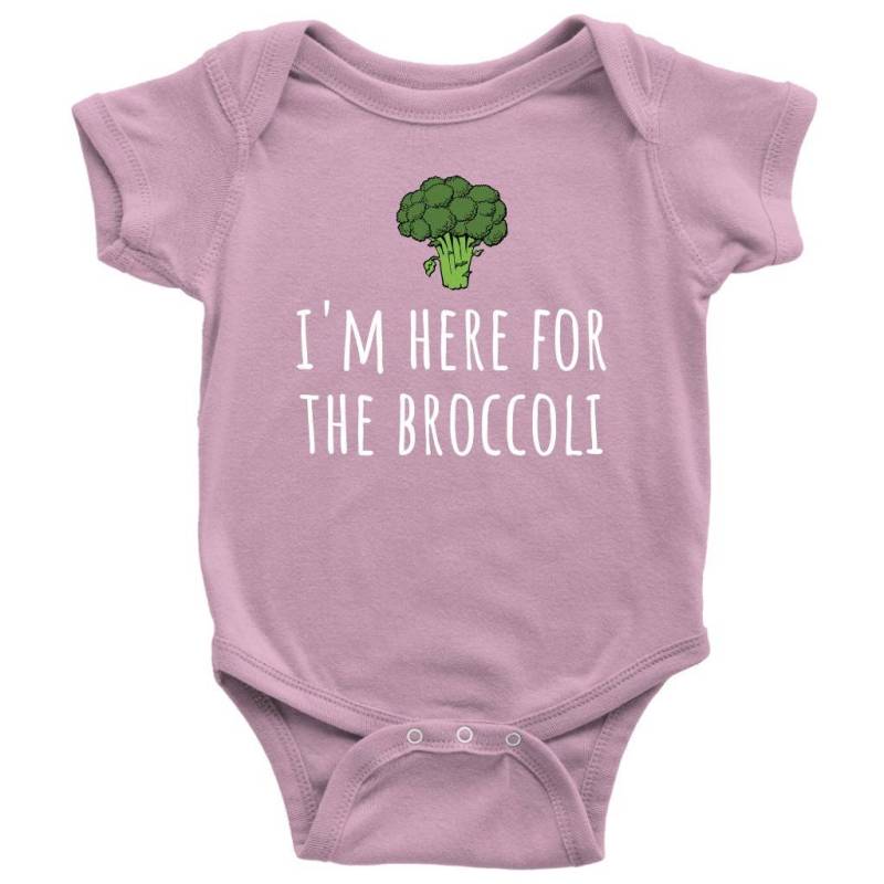 Lustiger Baby Vegan Einteiler - Vegane Babykleidung I'm Here For The Brokkoli Niedlicher Veganer Body Geschenkidee Viele Größen Und Farben von RealPeopleGoods