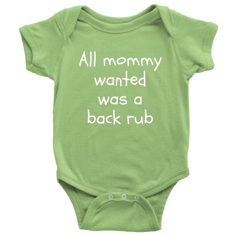 Lustiges Baby Einteiler - Massage Therapeut Shirt Alle Mama Wollte Was Eine Rücken Rub Babyparty Geschenk Viele Größen Und Farben von RealPeopleGoods