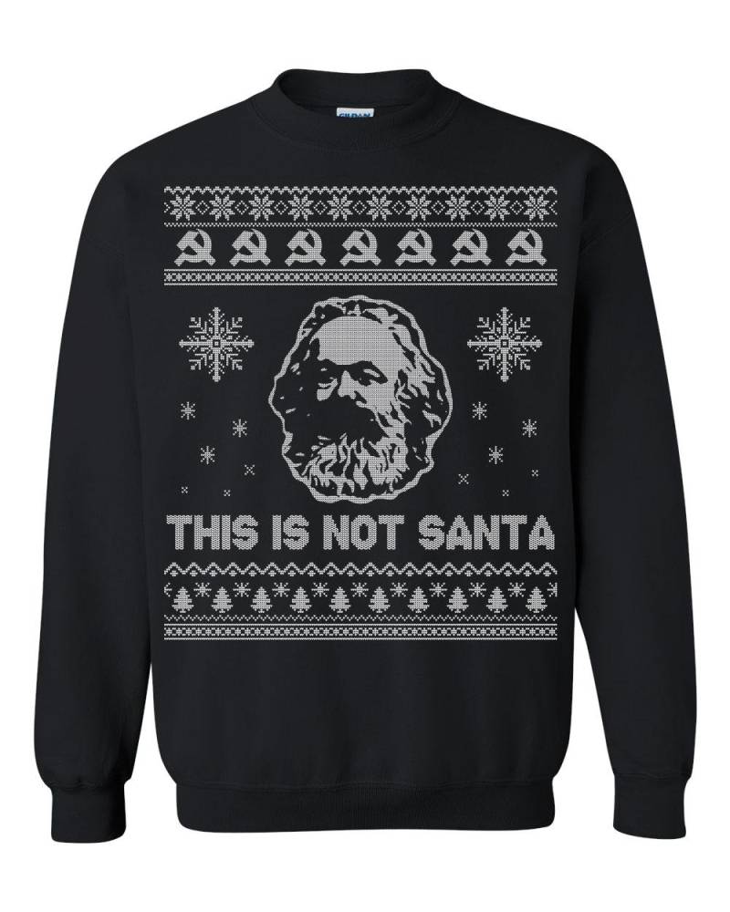 Marx Ugly Christmas Sweater - Sweatshirt Carl Hässlicher Pullover This Is Not Santa von RealPeopleGoods