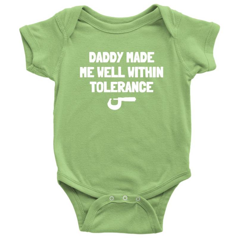 Maschinist Baby Einteiler - Maschinen Shirt Gut Innerhalb Toleranz Viele Größen Und Farben All Cotton von RealPeopleGoods