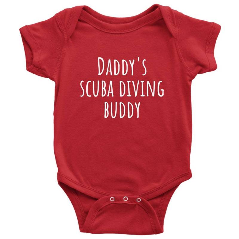 Niedlicher Taucher Baby Einteiler - Scuba Diving Shirt Bodysuit Daddy's Buddy Viele Größen Und Farben Geschenk von RealPeopleGoods
