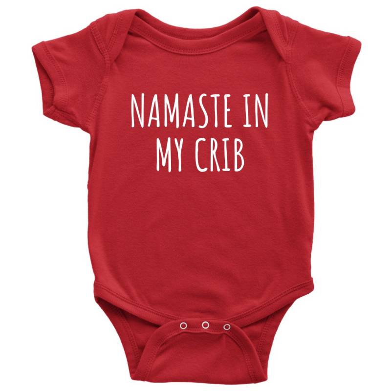 Niedlicher Yoga Baby Einteiler - Lustiger Body Yogi, Yogini Shirt Namaste in My Crib Viele Größen Und Farben von RealPeopleGoods