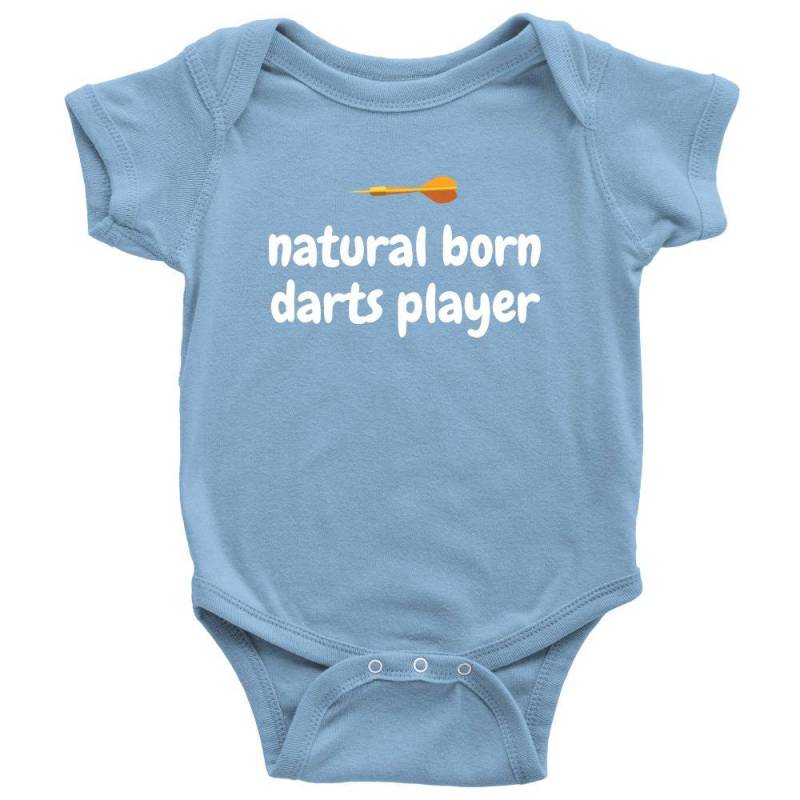 Niedliches Baby Einteiler - Darts Shirt Natural Born Spieler Babypartygeschenk Viele Größen Und Farben Erhältlich Alles Baumwolle von RealPeopleGoods