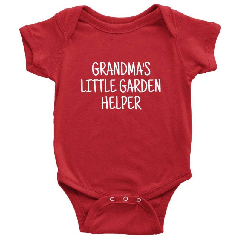 Niedliches Baby Einteiler - Gartenarbeit Shirt Omas Kleiner Gartenhelfer Personalisierbar Party von RealPeopleGoods