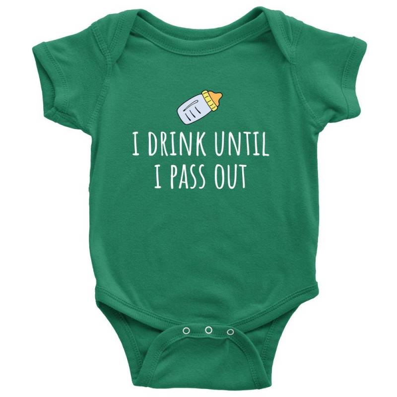 Lustiger Baby-Body "Drink Bis I Pass Out" - 100% Baumwolle." von RealPeopleGoods