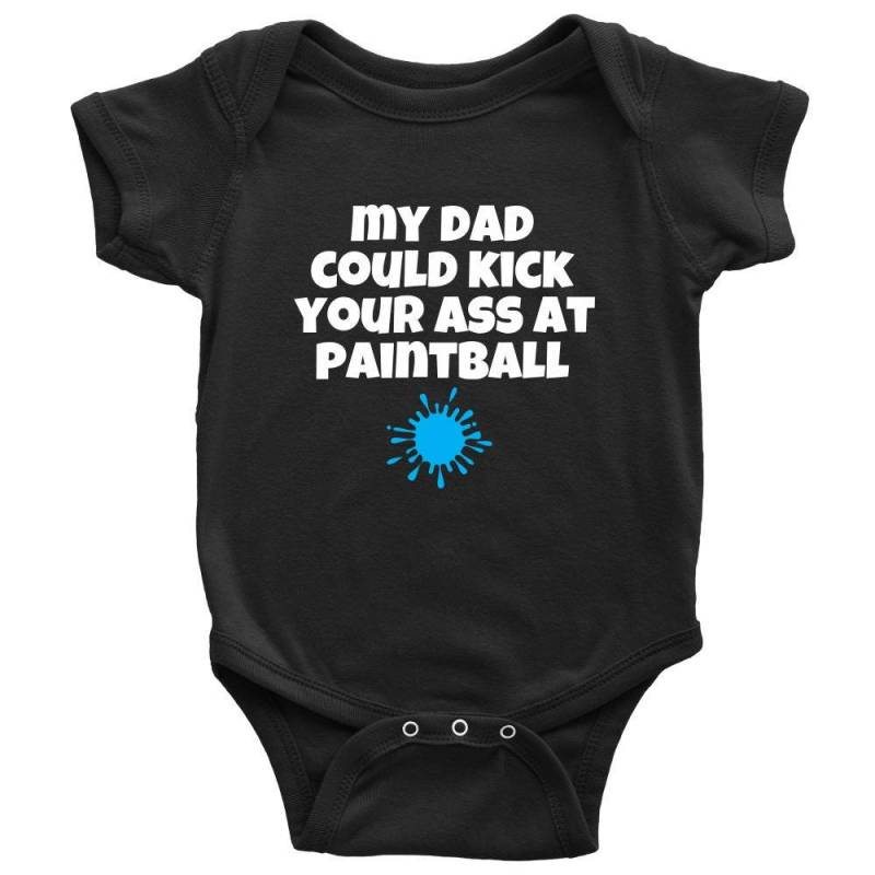 Paintball Baby Einteiler - Süßes Shirt Dad Benutzerdefinierter Text Viele Größen Und Farben Alles Baumwolle von RealPeopleGoods