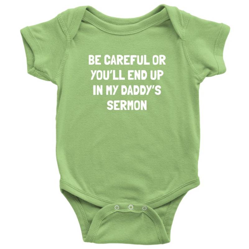 Pastor Baby Body - Prediger Shirt Lustiges Geschenk Sie Werden in Der Predigt Meines Vaters Landen von RealPeopleGoods