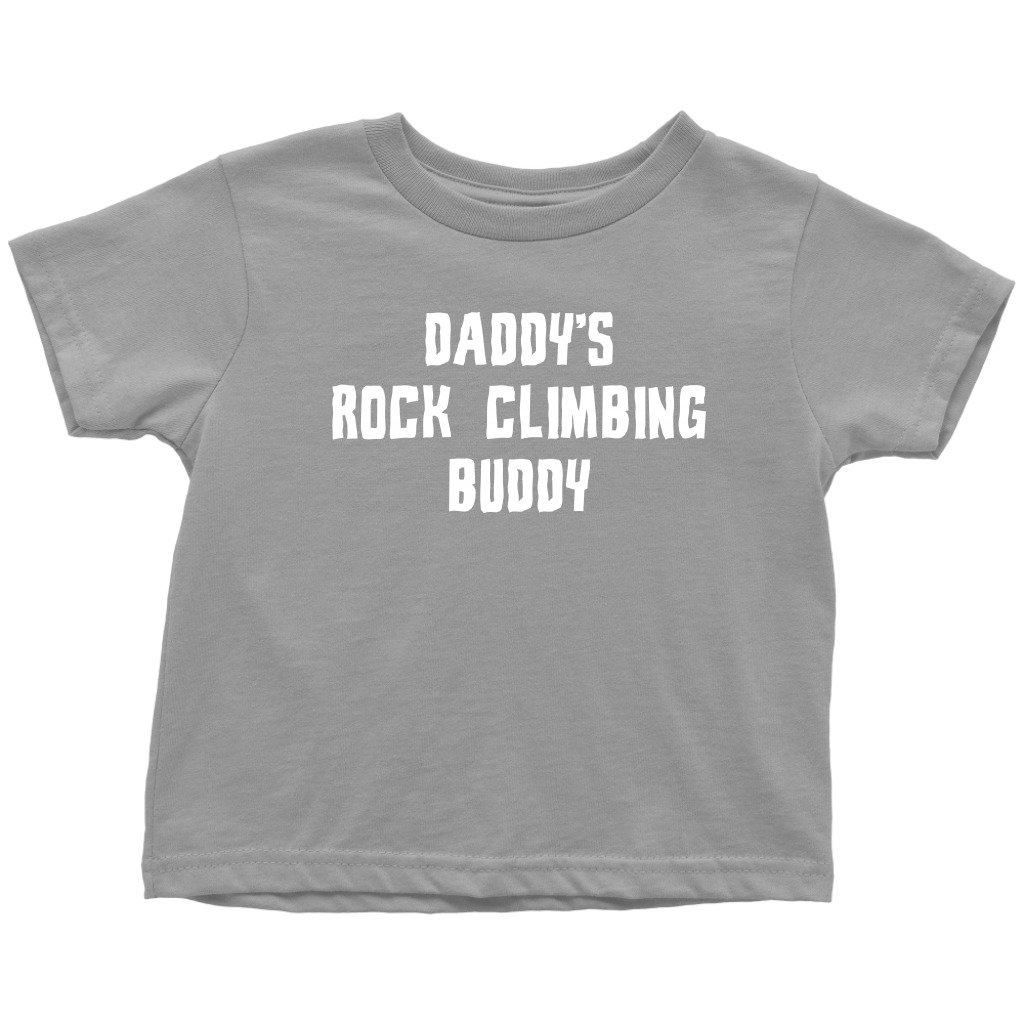 Rock Climber Kleinkind Shirt - Klettern Daddy's Climbing Buddy Geburtstagsgeschenk Alles Aus Baumwolle von RealPeopleGoods