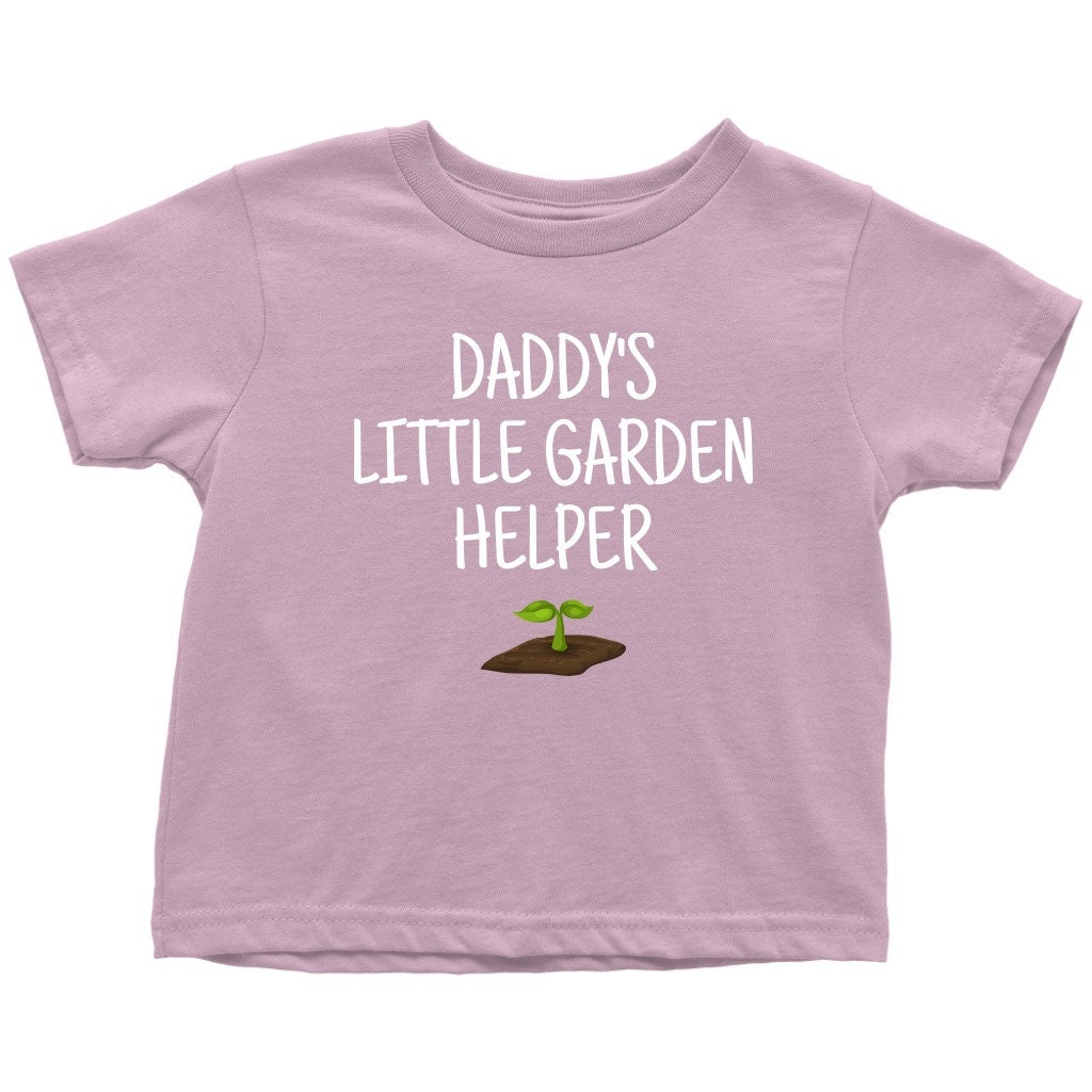 Süßes Kleinkind Shirt - Garten-Kleinkind-T-Shirt Papas Kleiner Gartenhelfer Individualisierung Möglich Geburtstagsgeschenk von RealPeopleGoods
