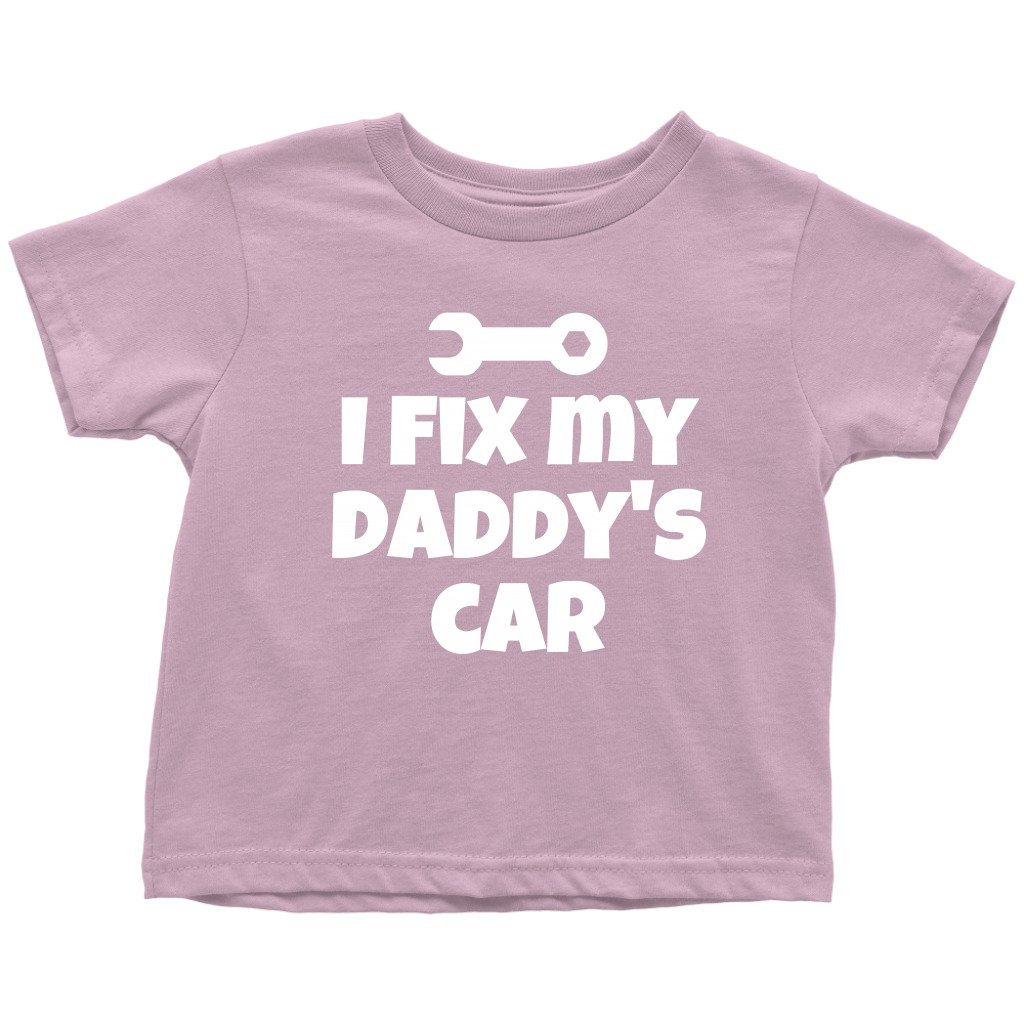 Süßes Kleinkind Shirt - Mechaniker T-Shirt I Fix My Daddy Es Auto Geburtstagsgeschenk Viele Größen Und Farben Erhältlich von RealPeopleGoods