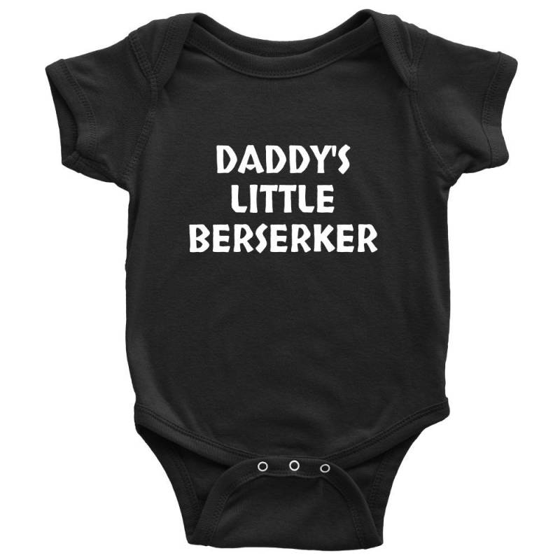 Wikinger Baby Einteiler - Süßes Shirt Papas Kleiner Berserker Babyparty Geschenk Viele Farben Und Größen von RealPeopleGoods