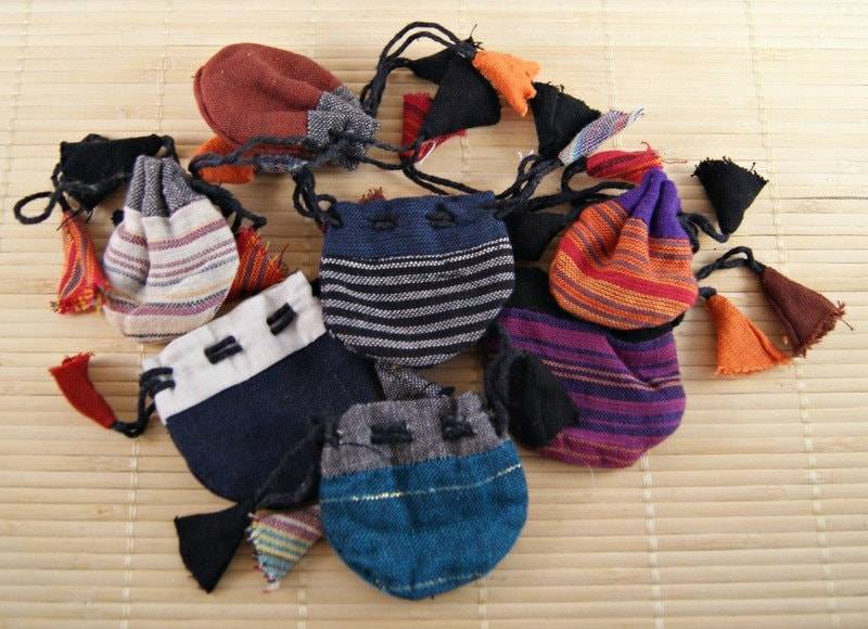 10 Stück Kleine Schmuckbeutel Aus Baumwolle | 853 von RealasiaDE