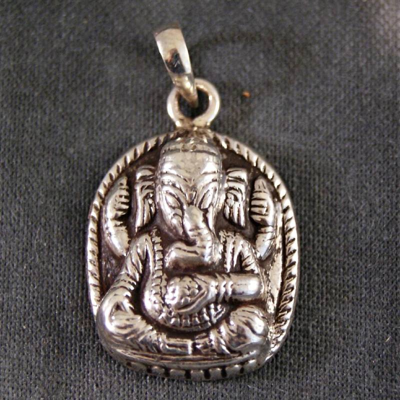 Anhänger Ganesha ~ 925 Sterling Silber | 846 von RealasiaDE