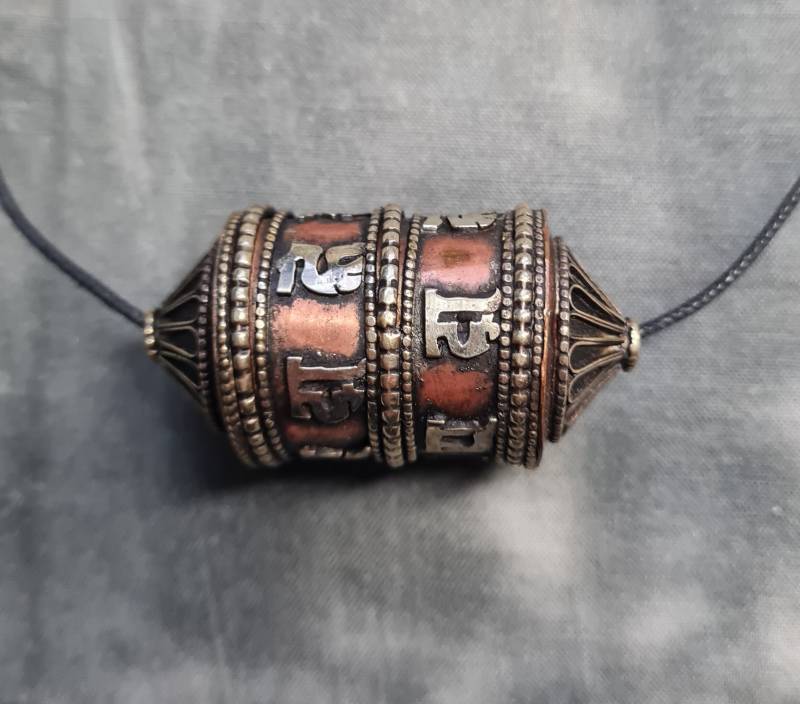 Anhänger Gebetsmühle ~ Original Aus Nepal | 470 von RealasiaDE