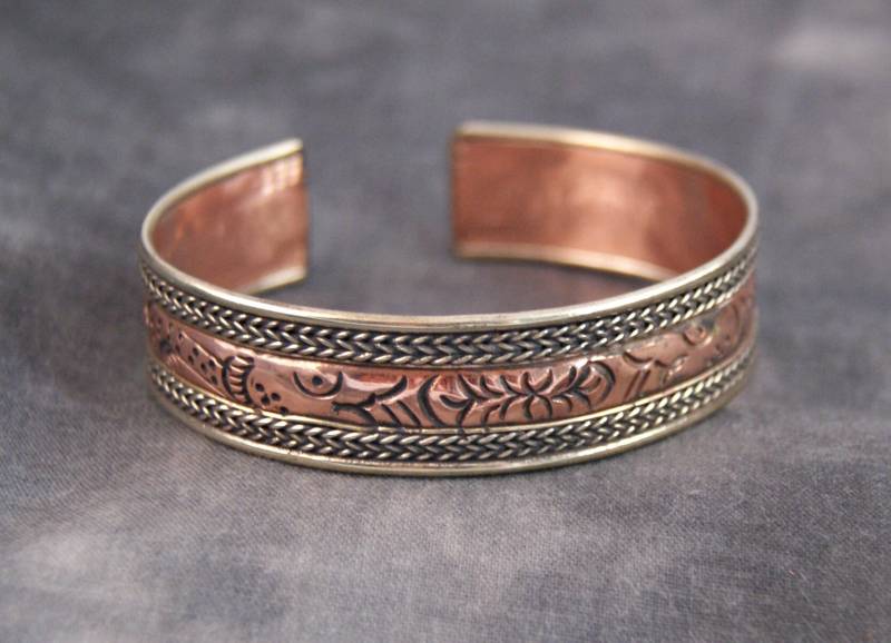 Armreif Aus Kupfer ~ Drache Nepal | 1344 von RealasiaDE